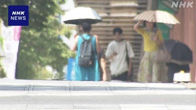 More people were taken to the hospital because of heat stroke than ever before.