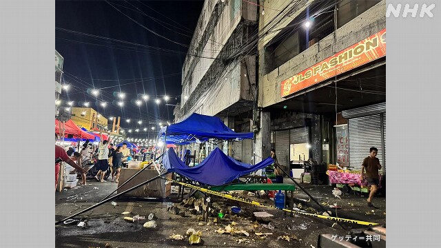 An earthquake in the sea near cebu island in the Philippines killed 69 people