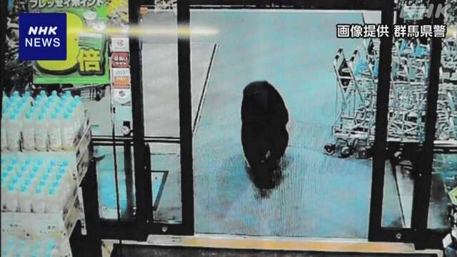 Two bears were injured in a supermarket in gunma prefecture.