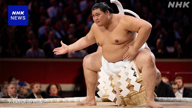 Grand sumo tournament in London