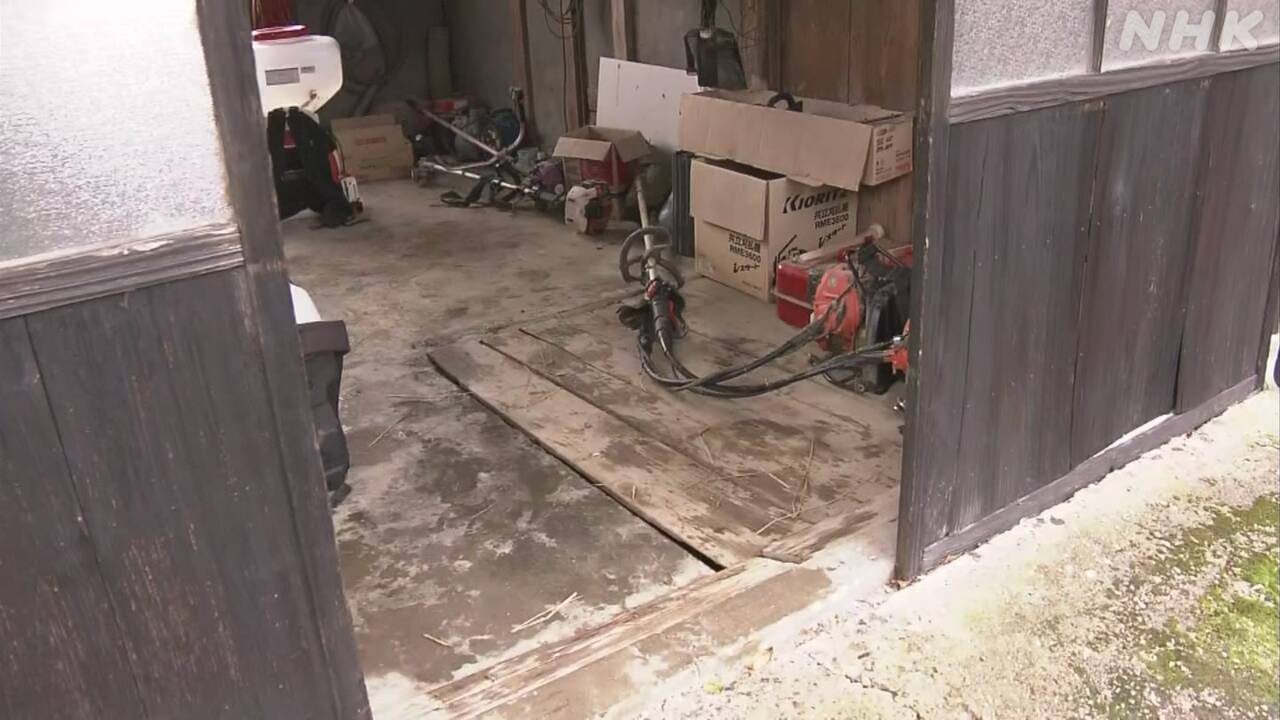 The city of toyama decided to use a gun and shot the bear in the building.