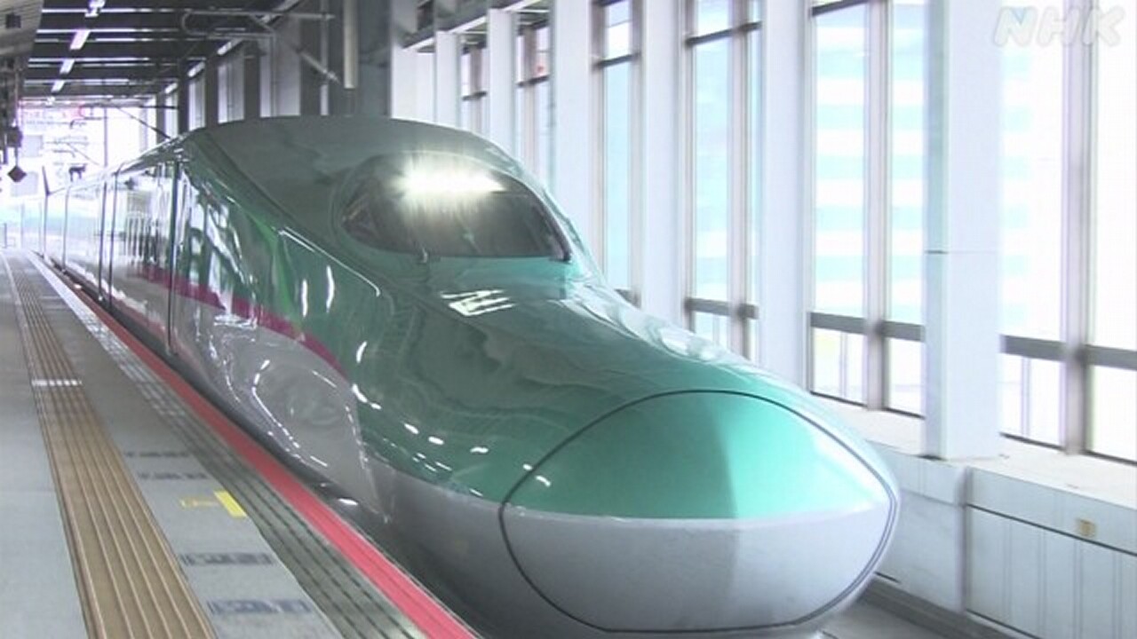 Tohoku Shinkansen and joetsu Shinkansen next year, I will finish daily operation earlier than now