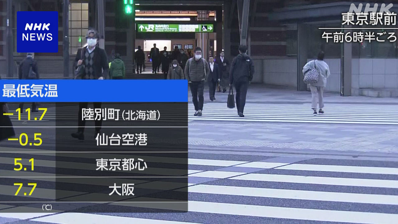 The coldest day of autumn this year in Hokkaido, -11.7 degrees