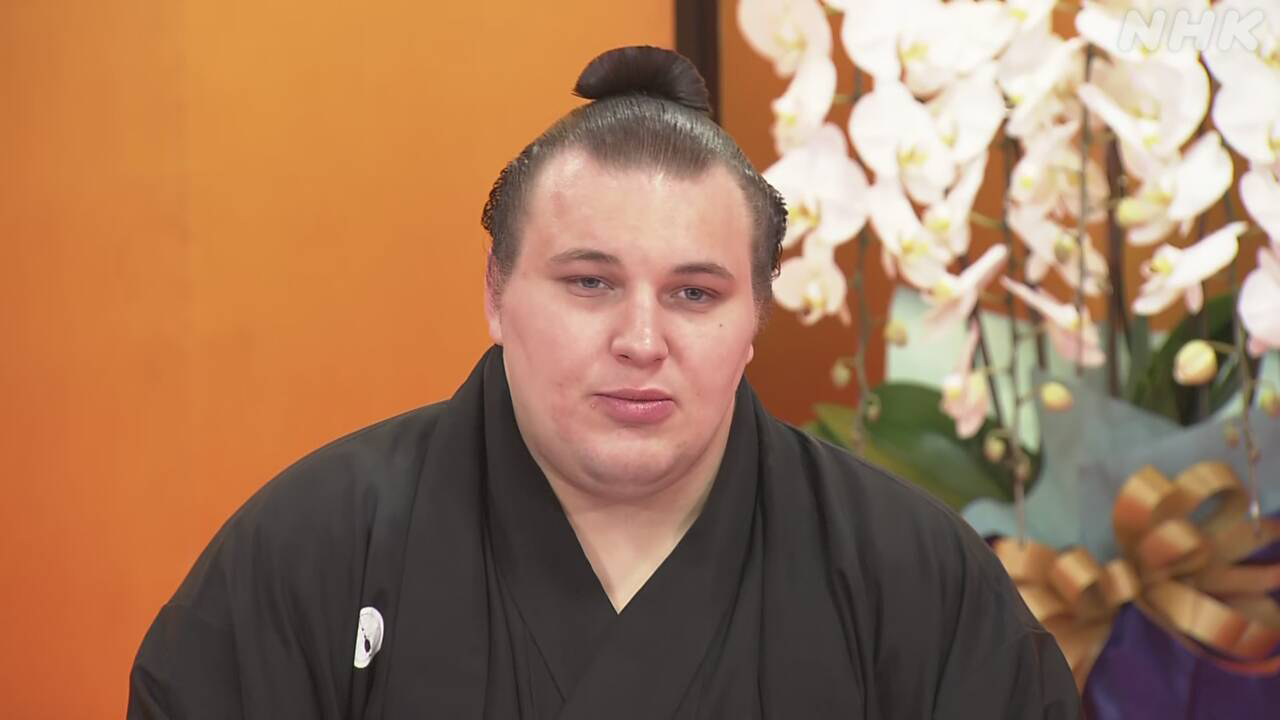 An qing jin from Ukraine became ozeki