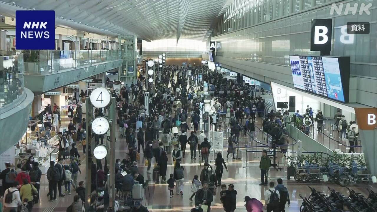 People who fly at the end of the year and the beginning of the year peak on 27 and January 3 and 4