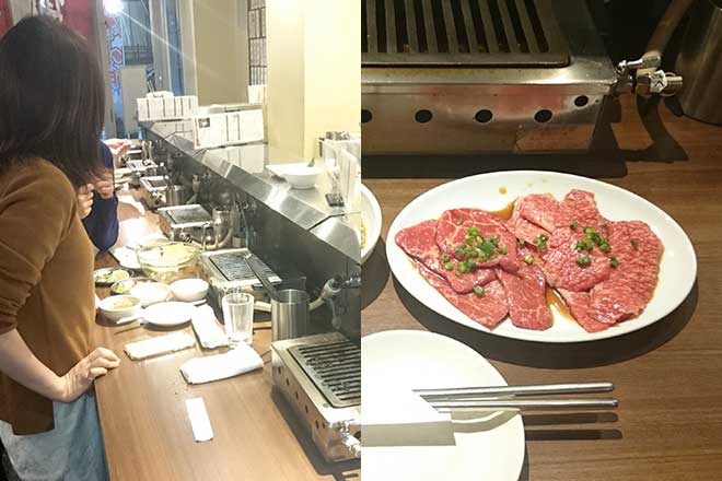 １人でやき肉