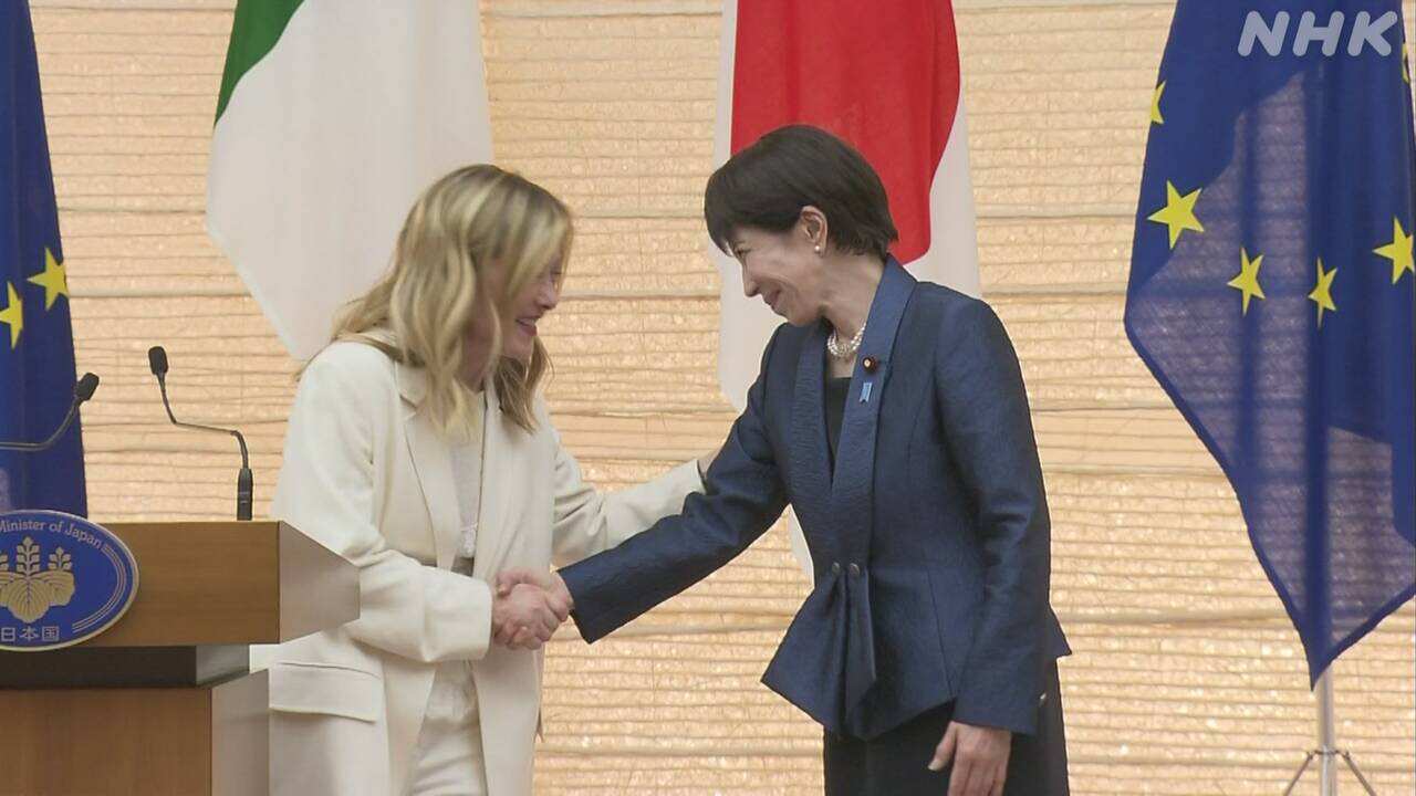 Prime Minister Takaichi met and spoke with the Italian Prime Minister.