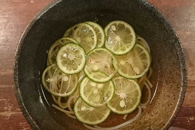 fine white noodles