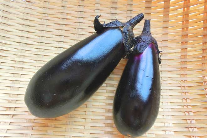 Eggplant is delicious in summer!