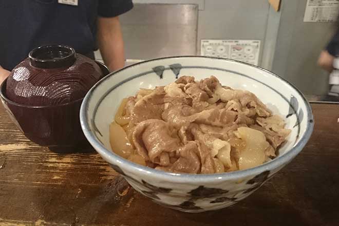 I had a delicious beef bowl.