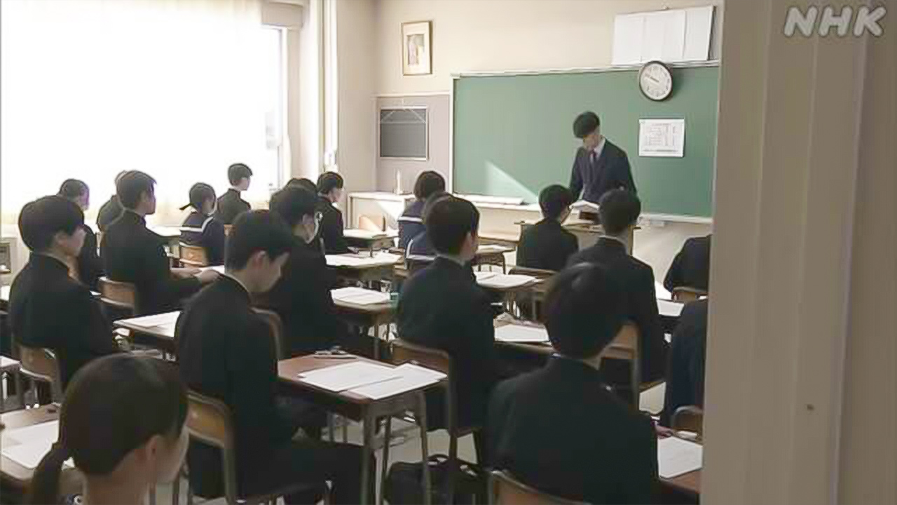 Aomori Prefecture Snow delayed some private high school entrance exams