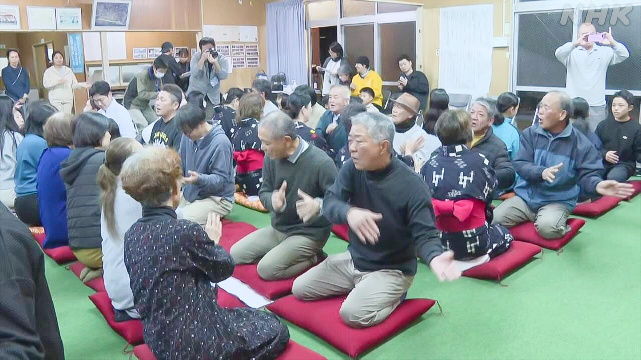 Amami Oshima Island, Kagoshima Prefecture "Setsuda Mankai" lively dance