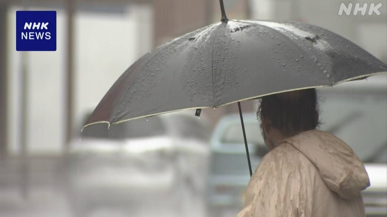 Longest rainfall in Tokyo and Kochi City in a long time.