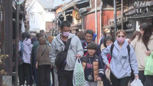 Takayama City, Gifu Prefecture Tourists from Europe and other countries canceled their hotels.