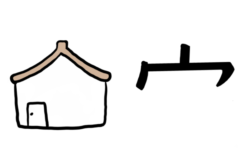 kanji for "bird's crest" radical