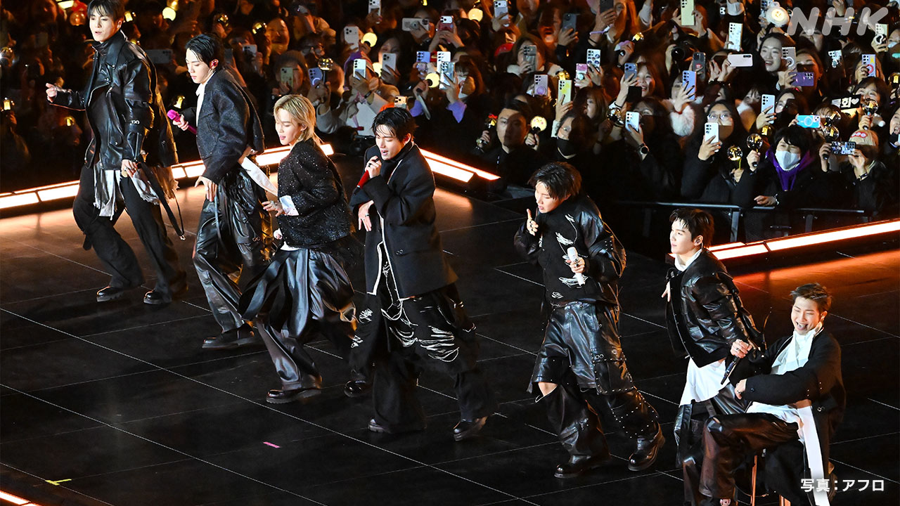 More than 40,000 people gathered for the first concert of Korea's "BTS" in many years.