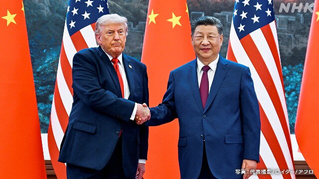 President Trump and President Xi Jinping met and talked.