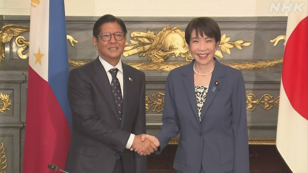 Prime Minister Takaichi and President Marcos of the Philippines met and talked.