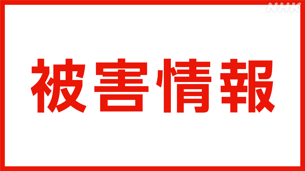 Typhoon No. 6: There are people who were injured.