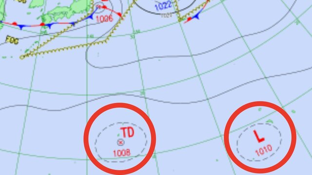 The typhoon's egg, a "tropical depression," has appeared on the Japan Meteorological Agency's weather map... What is the impact on Japan and the future course? Rain and wind simulation until the 28th (Sunday)【Be aware of the new "typhoon information"】