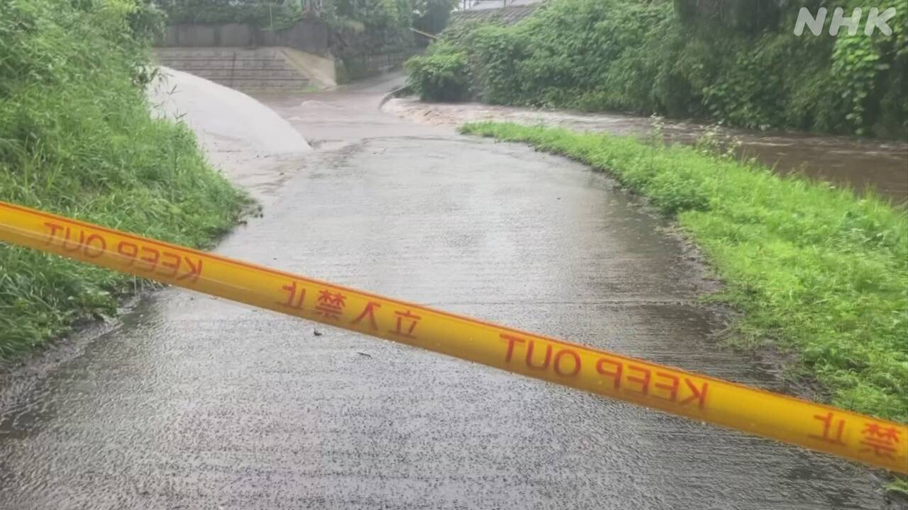 Damage occurred in Kumamoto and Kagoshima Prefectures where a lot of rain fell.