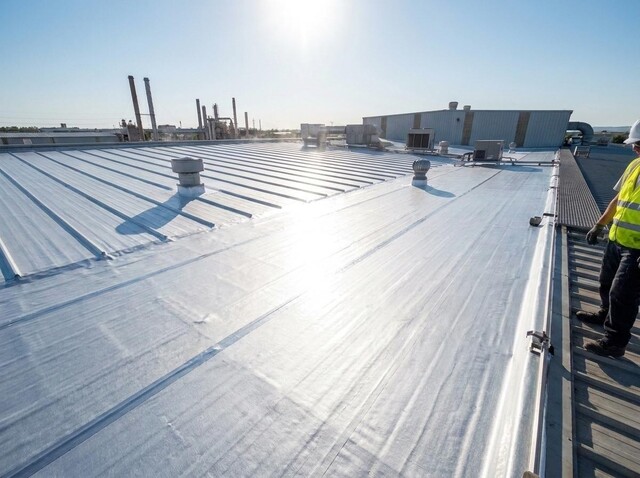A film that cools the area where it is applied without using any electricity. The hot roof temperature dropped by 25.6°C.