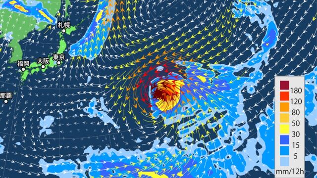 A new "typhoon egg" tropical depression may form over the sea quite southeast of Japan.