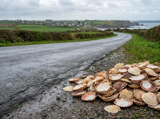 We have been throwing away 200,000 tons of potential each year. Scallop shells can still be used.