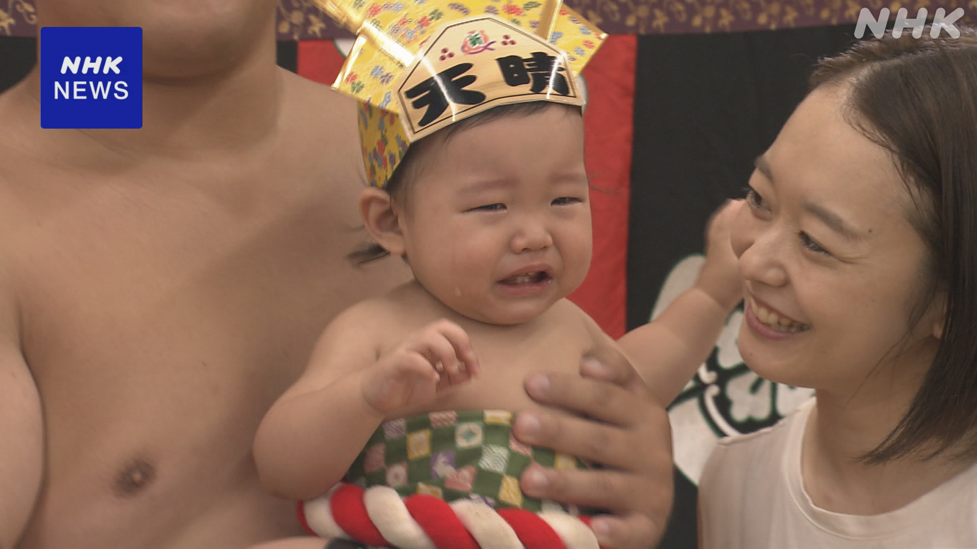 Fukushima Prefecture: "Crying Sumo" to Pray for Babies to Grow Up Healthy