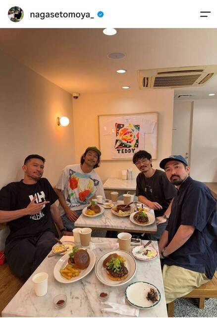 「え!?!?長瀬くん??」元TOKIO長瀬智也ロン毛から激変!「まさかの」「顔の小ささ圧倒的」「久しぶり」