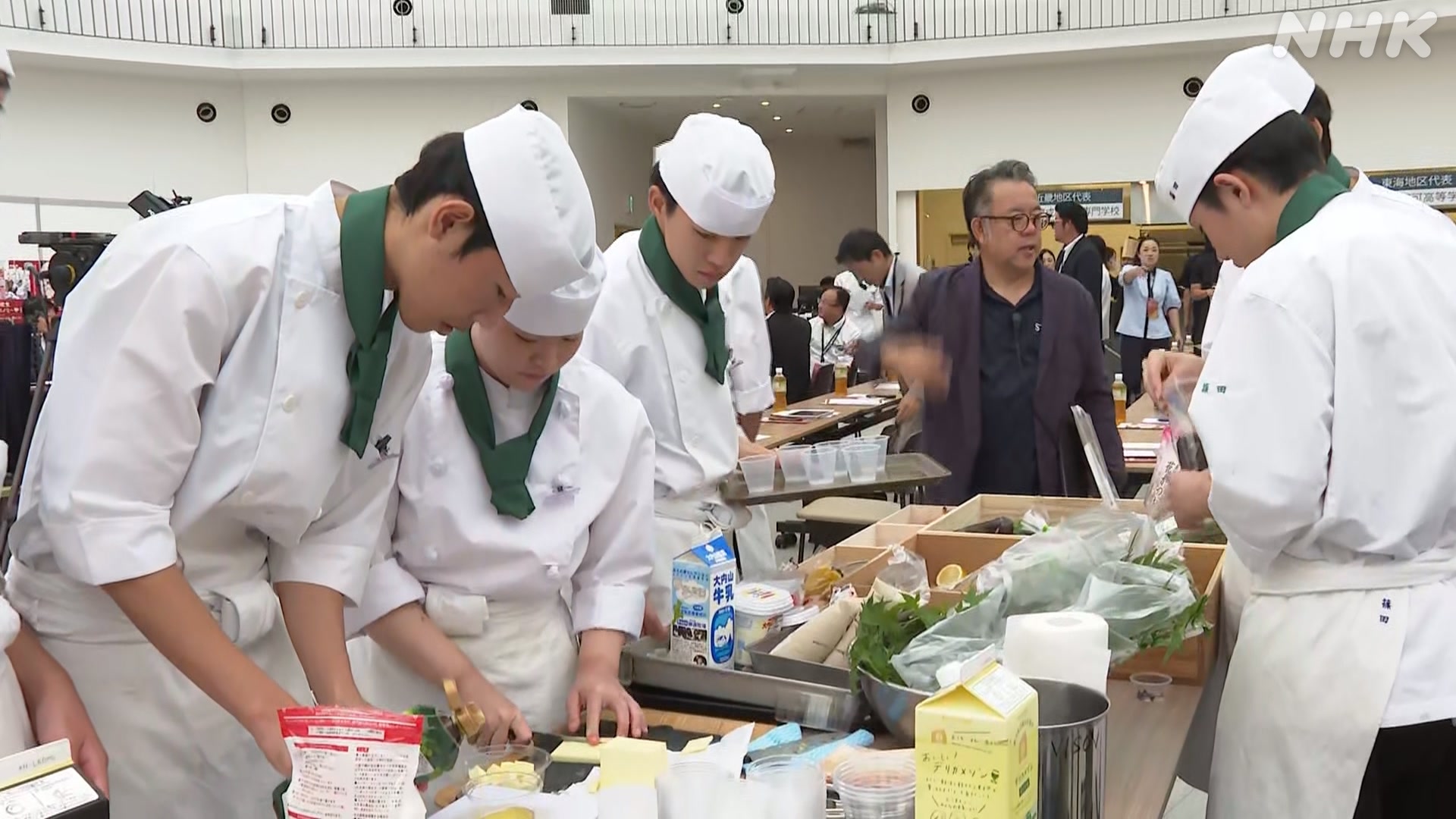 Mie Prefecture: A high school competition to cook dishes using 'hamaguri' clams