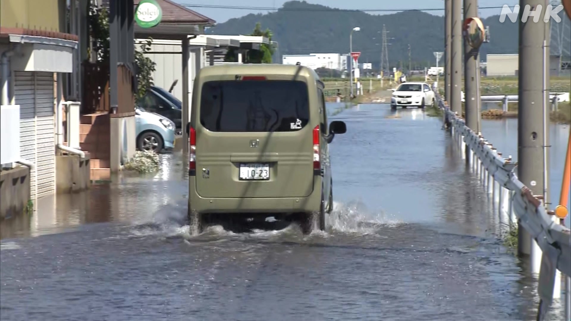 Very heavy rain fell in Fukui Prefecture.