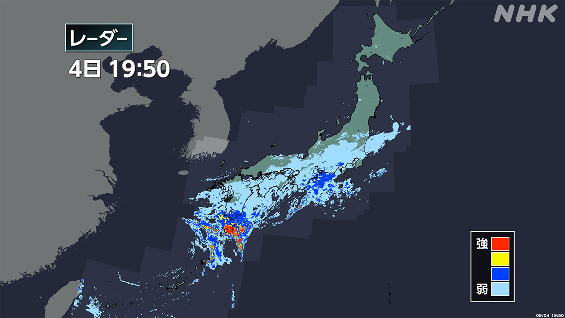 Rain is likely to continue until around the 7th. Please be careful.
