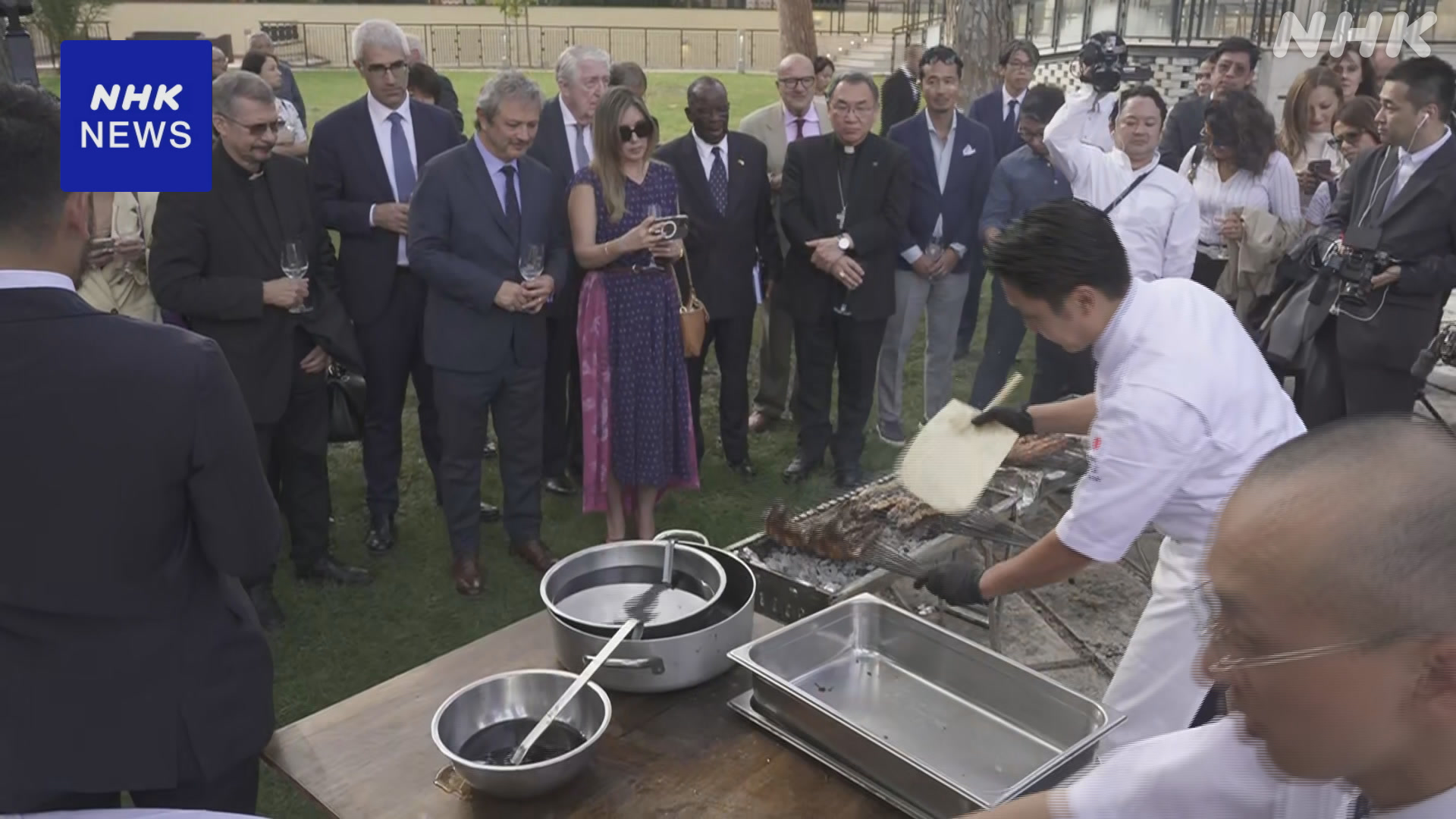 Conveying Japan's eel culture: Introducing 'kabayaki' at the Vatican